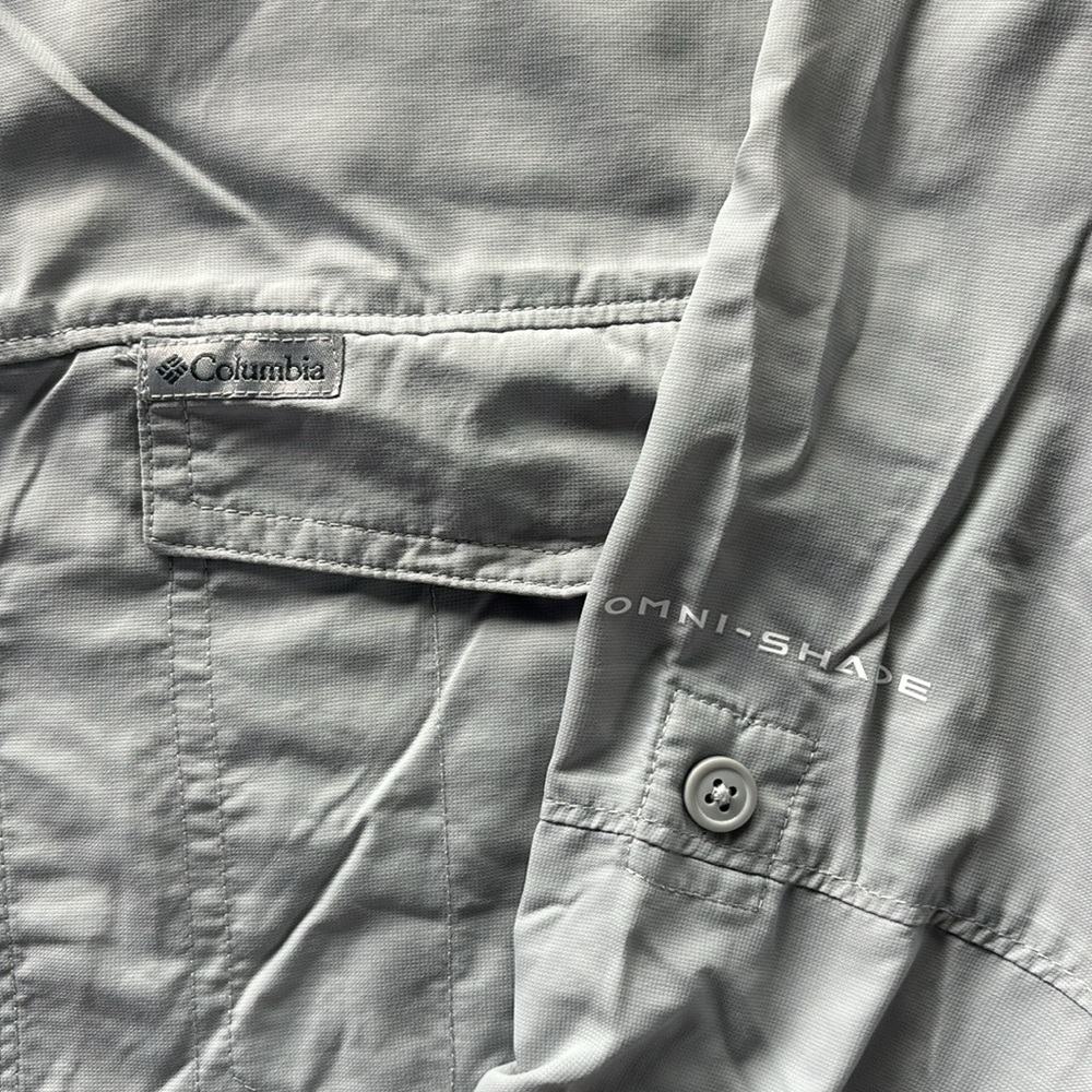 Columbia Large gray long-sleeve shirt - Picture 3 of 4